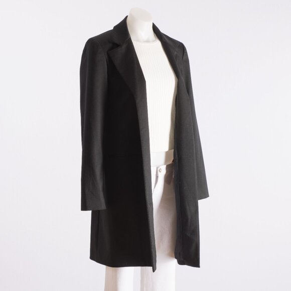 Susan Lazar Black Longline Blazer Coat US 2 - Picture 3 of 7
